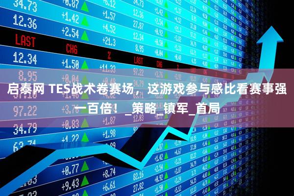启泰网 TES战术卷赛场，这游戏参与感比看赛事强一百倍！_策略_镇军_首局